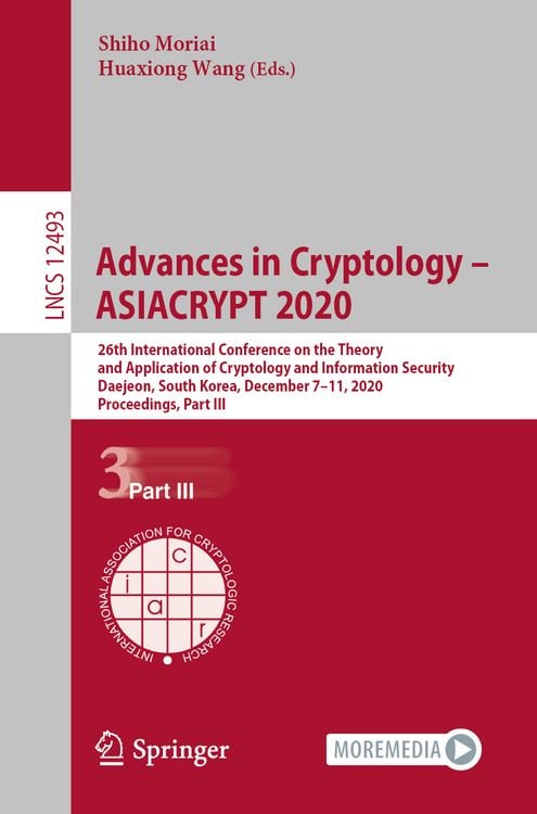 Produktbild: Advances in Cryptology &ndash; ASIACRYPT 2020