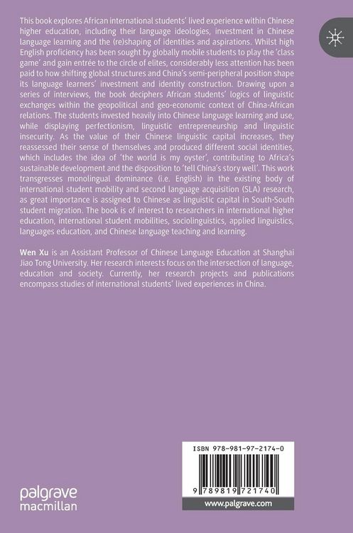 Produktbild: Linguistic Entrepreneurship in Sino-African Student Mobility
