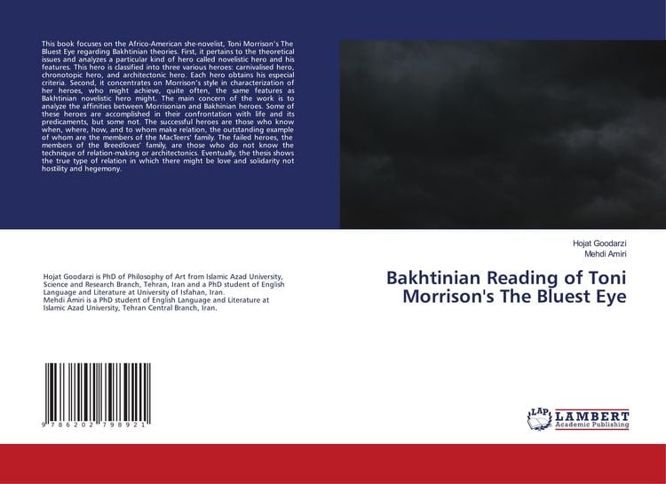 Produktbild: Bakhtinian Reading of Toni Morrison's The Bluest Eye
