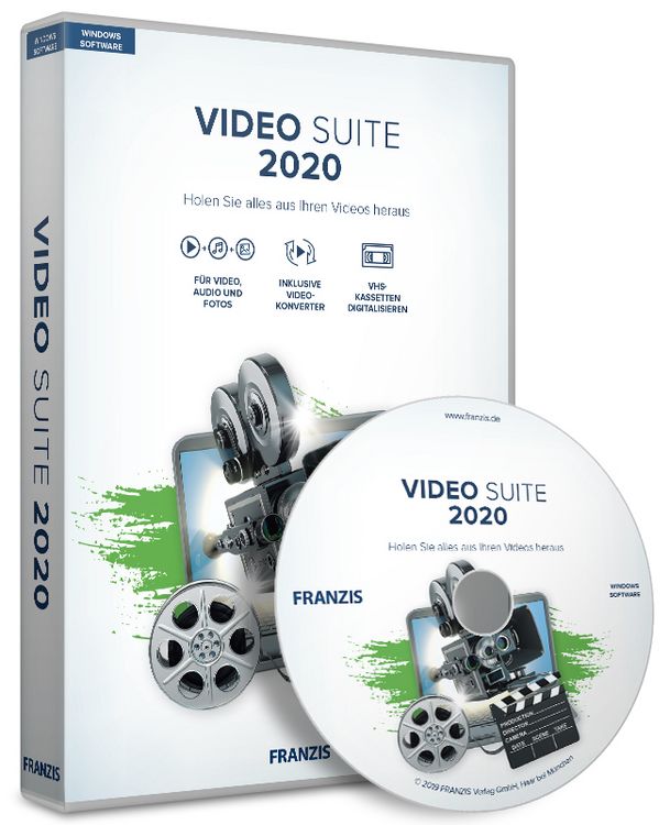 Produktbild: FRANZIS Video Suite 2020