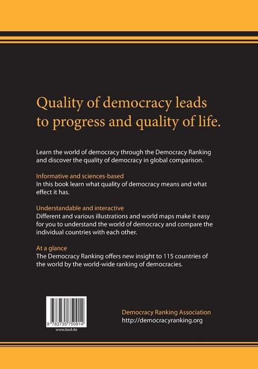 Produktbild: Democracy Ranking (Edition 2014)