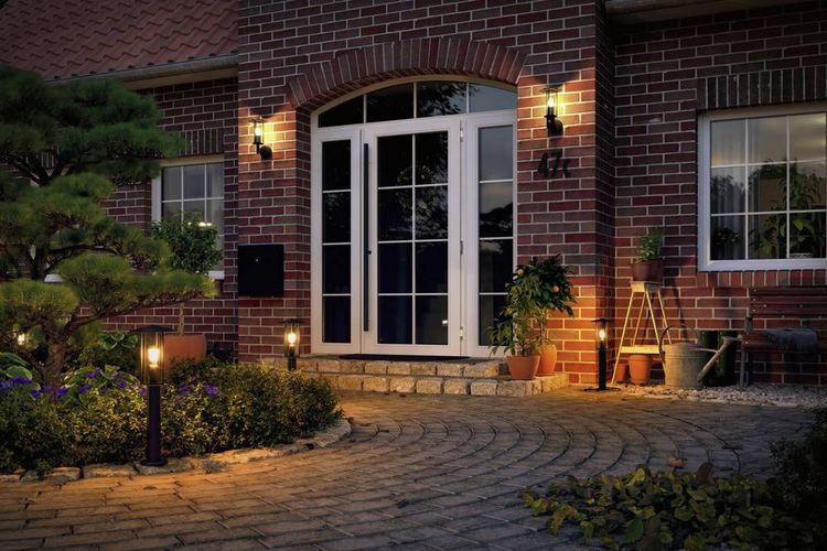Produktbild: Paulmann 94737 Classic 2200K Poller Pollerleuchte LED E27 4.3W Schwarz