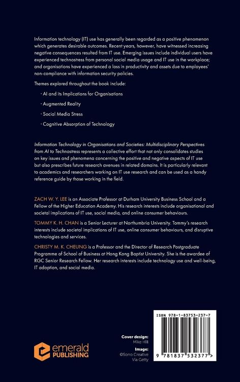 Produktbild: Information Technology in Organisations and Societies