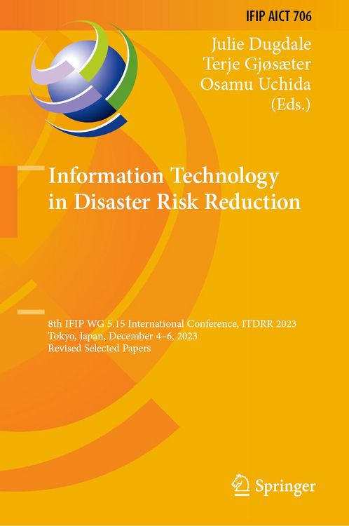 Produktbild: Information Technology in Disaster Risk Reduction