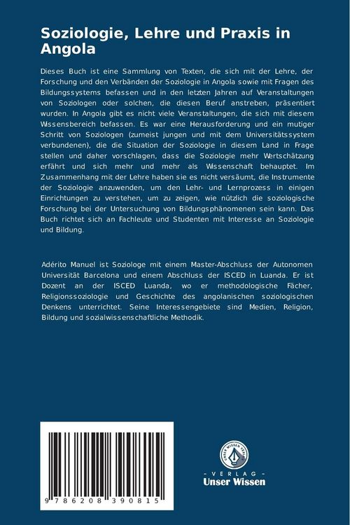 Produktbild: Soziologie, Lehre und Praxis in Angola