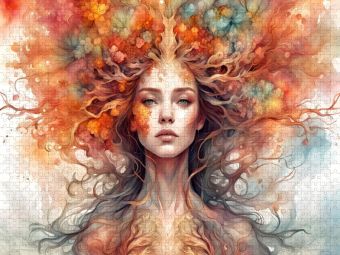 Produktbild: CALVENDO Puzzle Ein Motiv aus dem Kalender Baum Prinzessinnen | 1000 Teile Lege-Gr&ouml;&szlig;e 64x48cm Foto-Puzzle f&uuml;r gl&uuml;ckliche Stunden