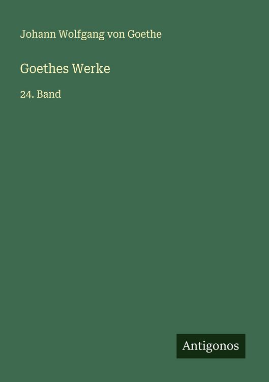 Produktbild: Goethes Werke