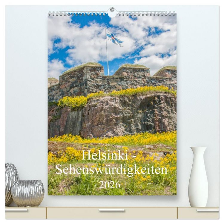 Produktbild: Helsinki - Sehensw&uuml;rdigkeiten (hochwertiger Premium Wandkalender 2026 DIN A2 hoch), Kunstdruck in Hochglanz