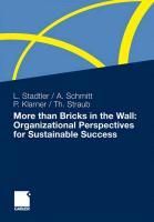Produktbild: More than Bricks in the Wall: Organizational Perspectives for Sustainable Success