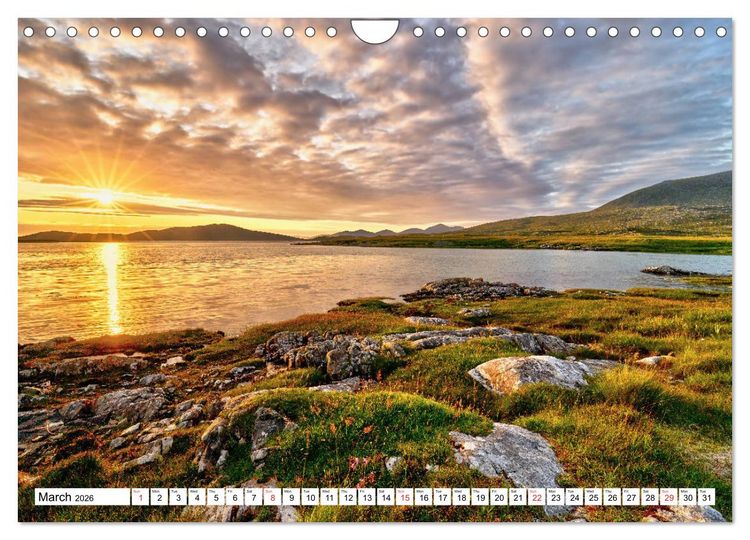 Produktbild: Outer Hebrides - Scotland Scottish dream beaches and landscapes (Wall Calendar 2026 DIN A4 landscape), CALVENDO 12 Month Wall Calendar