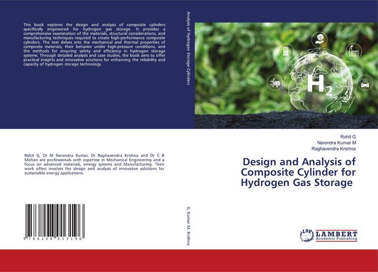 Produktbild: Design and Analysis of Composite Cylinder for Hydrogen Gas Storage