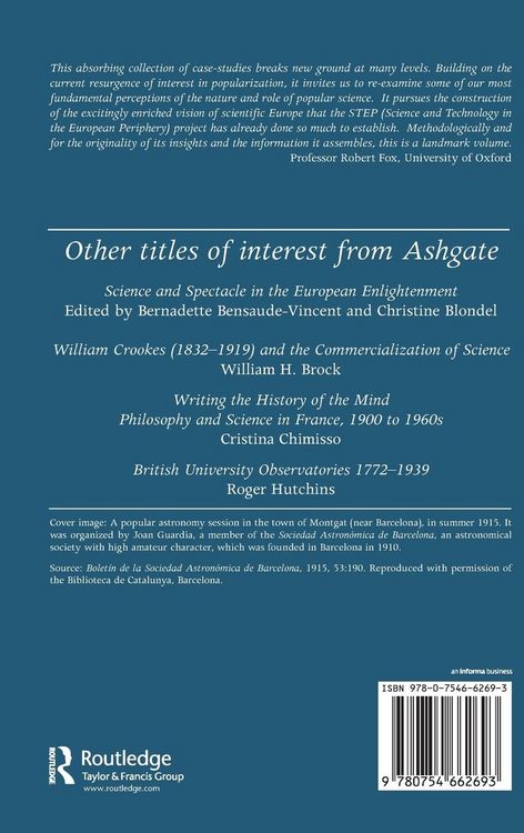 Produktbild: Popularizing Science and Technology in the European Periphery, 1800-2000