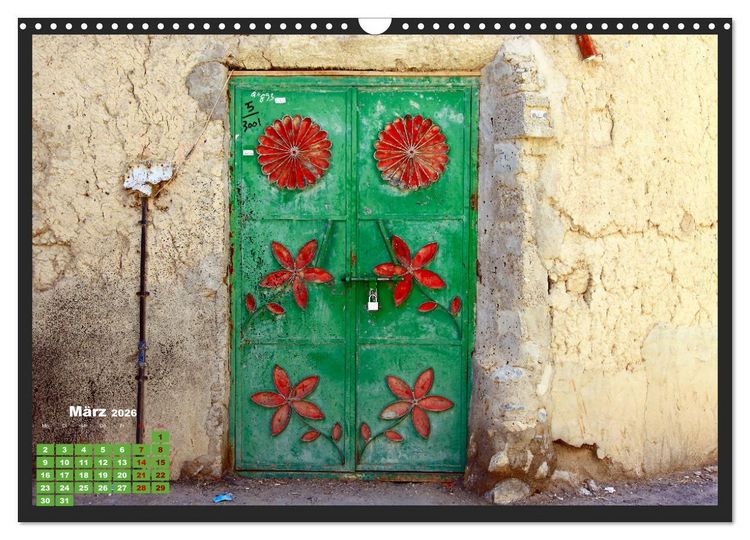 Produktbild: OMAN - Farbenfrohe orientalische T&uuml;ren (Wandkalender 2026 DIN A3 quer), CALVENDO Monatskalender