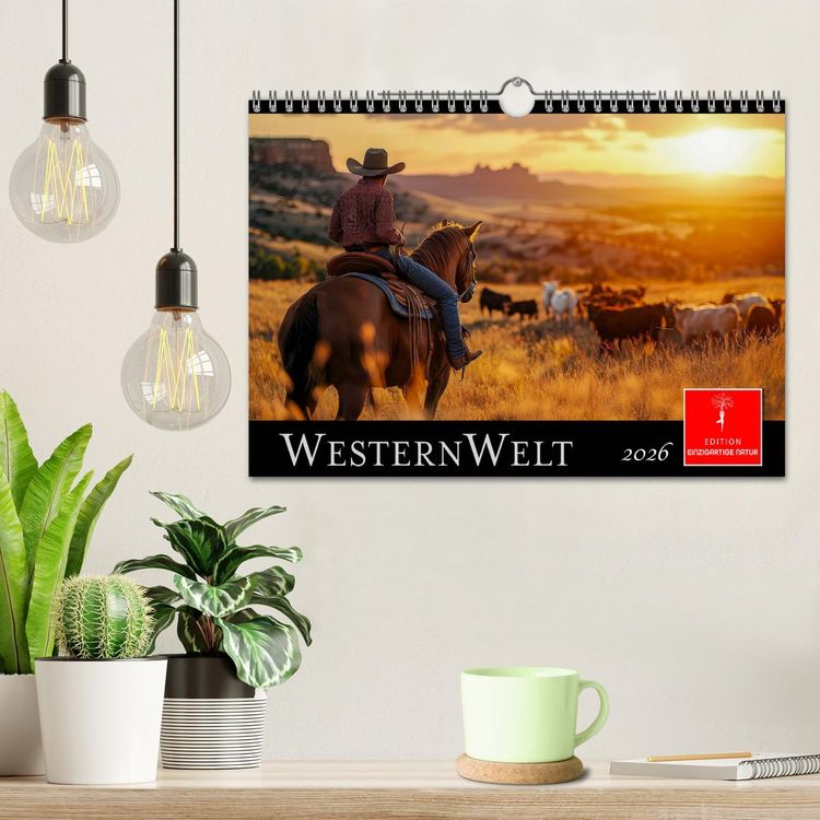 Produktbild: Westernwelt (Wandkalender 2026 DIN A4 quer), CALVENDO Monatskalender