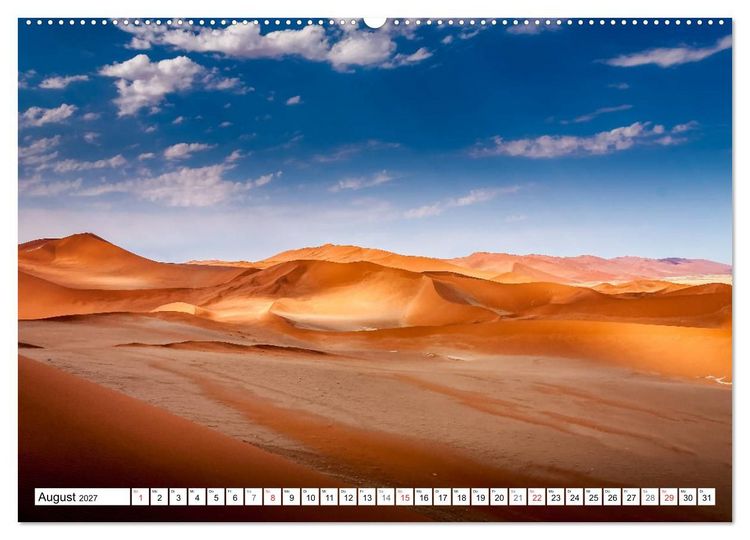 Produktbild: Namibia - Farben und Licht (hochwertiger Premium Wandkalender 2027 DIN A2 quer), Kunstdruck in Hochglanz