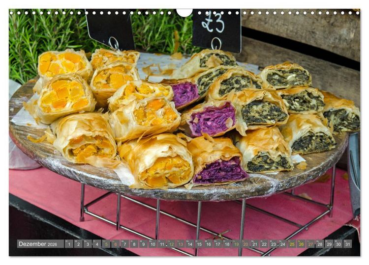 Produktbild: Perfekt angerichtet - Fingerfood, Appetizer und Desserts (Wandkalender 2026 DIN A3 quer), CALVENDO Monatskalender