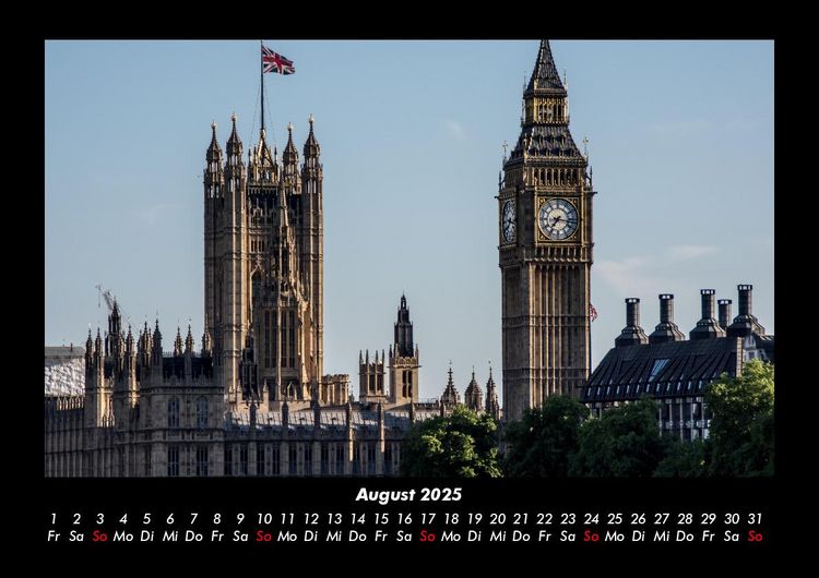 Produktbild: London - Impressionen 2025 Fotokalender DIN A3