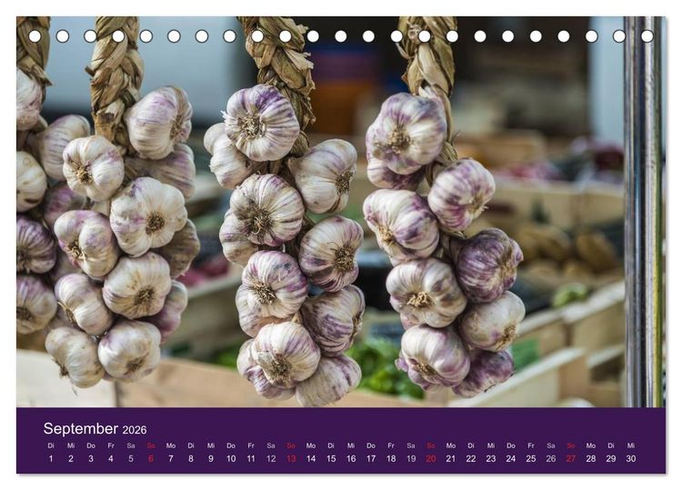 Produktbild: March&eacute; Provencal - M&auml;rkte der Provence (Tischkalender 2026 DIN A5 quer), CALVENDO Monatskalender