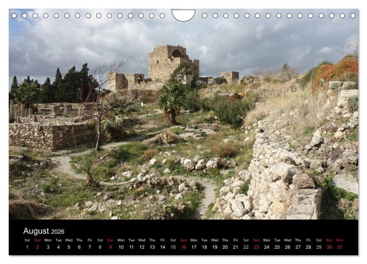 Produktbild: Monuments of Lebanon 2026 (Wall Calendar 2026 DIN A4 landscape), CALVENDO 12 Month Wall Calendar