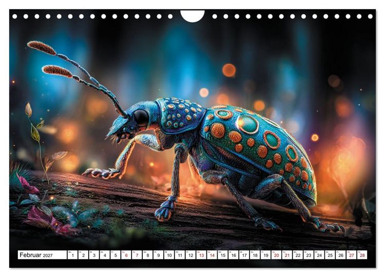 Produktbild: Magische Leuchtinsekten (Wandkalender 2027 DIN A4 quer), CALVENDO Monatskalender