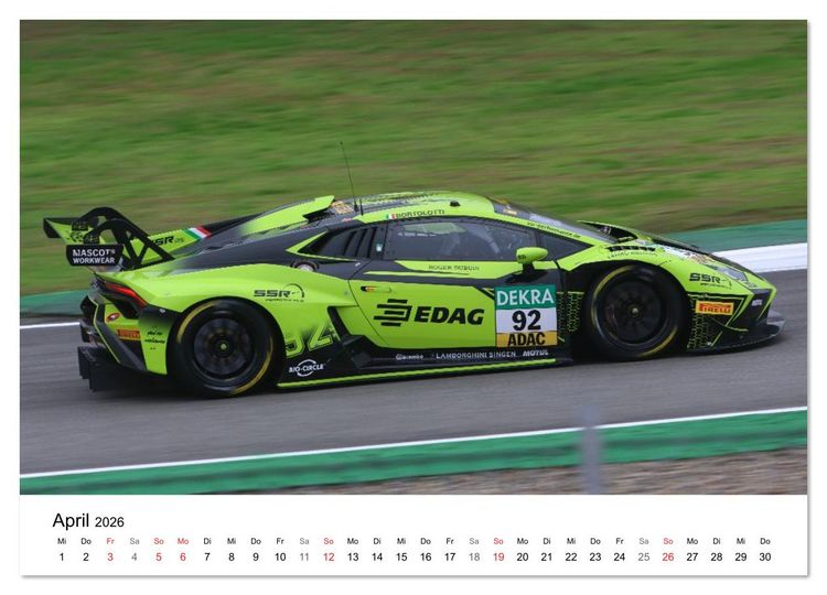 Produktbild: Motorsport aus Sant&rsquo;Agata (Wandkalender 2026 DIN A2 quer), CALVENDO Monatskalender