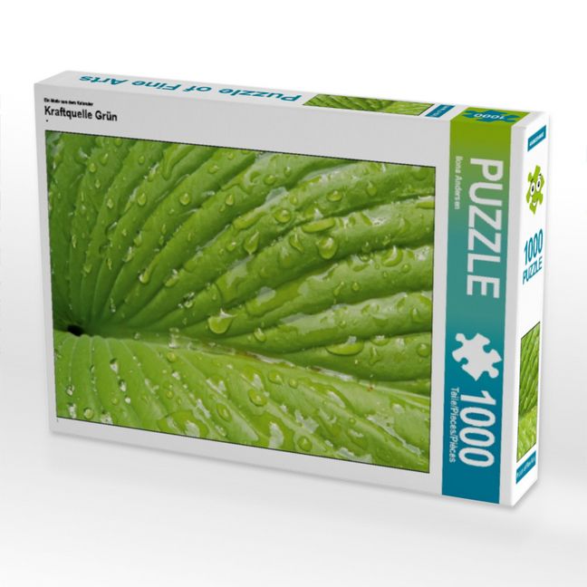 Produktbild: CALVENDO Puzzle Ein Motiv aus dem Kalender Kraftquelle Gr&uuml;n | 1000 Teile Lege-Gr&ouml;&szlig;e 64x48cm Foto-Puzzle f&uuml;r gl&uuml;ckliche Stunden