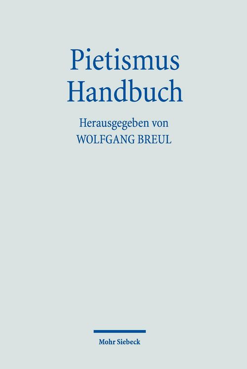 Produktbild: Pietismus Handbuch