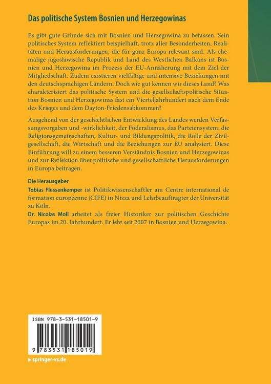 Produktbild: Das politische System Bosnien und Herzegowinas