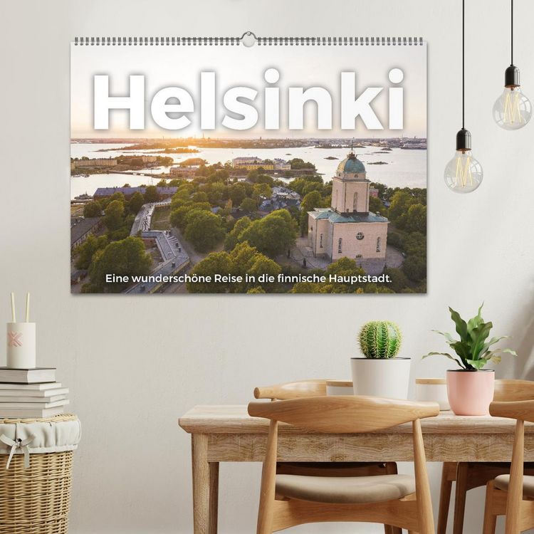 Produktbild: Helsinki - Eine wundersch&ouml;ne Reise in die finnische Hauptstadt. (Wandkalender 2026 DIN A2 quer), CALVENDO Monatskalender