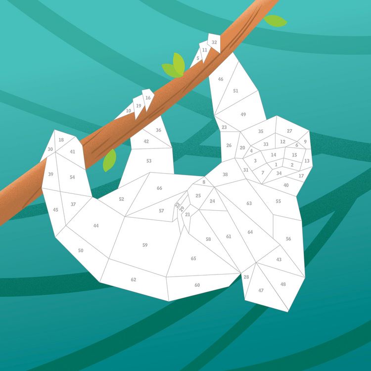 Produktbild: Paint by Sticker Kids: Rainforest Animals