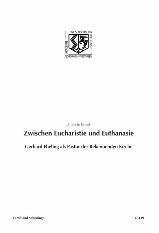 Produktbild: Zwischen Eucharistie und Euthanasie