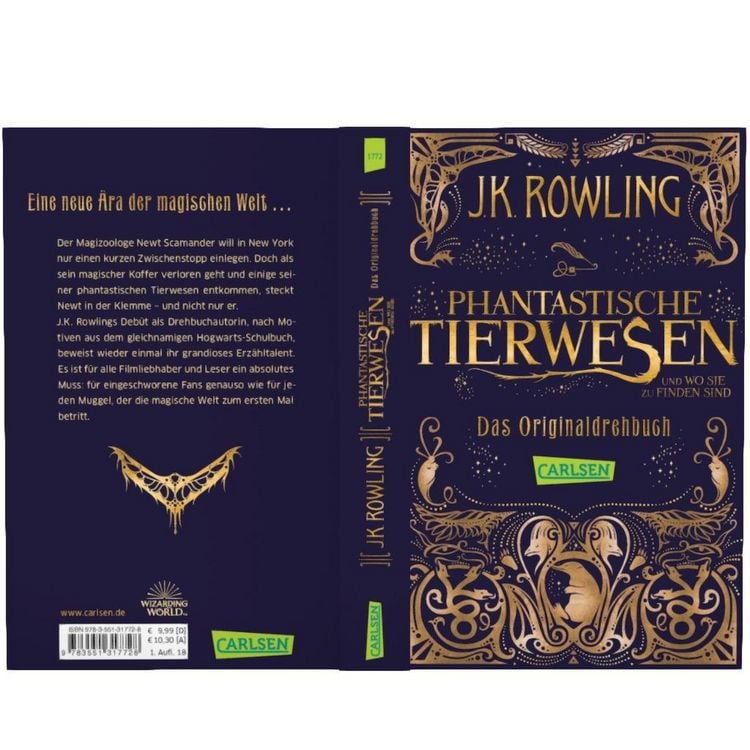 Produktbild: Phantastische Tierwesen und wo sie zu finden sind: Das Originaldrehbuch