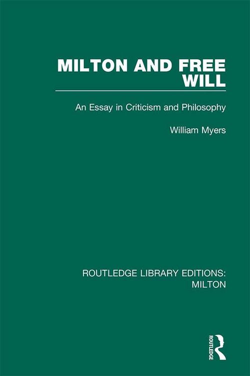 Produktbild: Milton and Free Will