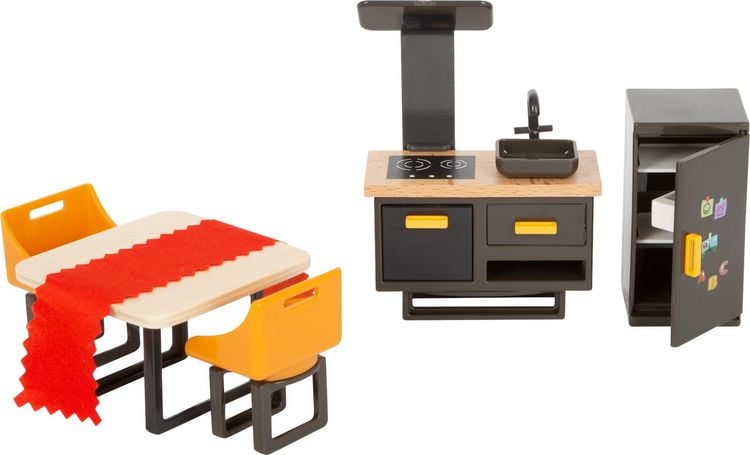 Produktbild: Small foot 11742 - Puppenhaus-Möbel-Set Modern, 31 Teile