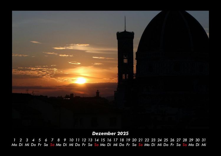 Produktbild: Florenz 2025 Fotokalender DIN A3