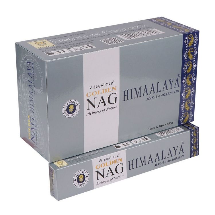 Produktbild: R&auml;ucherst&auml;bchen Vijayshree "Golden Nag Himaalaya" 15gr.