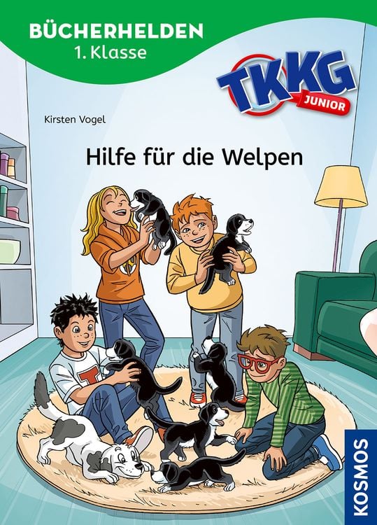 Bild vom Artikel TKKG Junior, Bücherhelden 1. Klasse, Hilfe für die Welpen vom Autor Kirsten Vogel