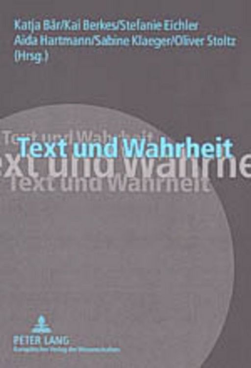 Produktbild: Text und Wahrheit