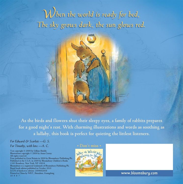 Produktbild: When the World Is Ready for Bed (Padded Board)