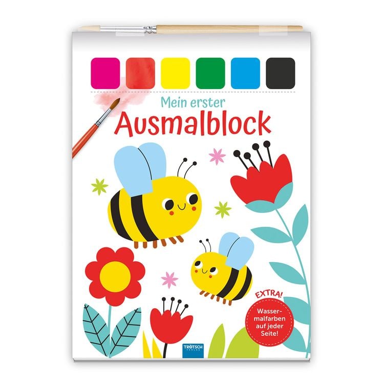 Produktbild: Tr&ouml;tsch Malbuch Mein erster Ausmalblock Biene