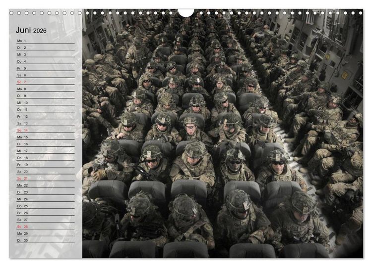 Produktbild: Streitkraft. Milit&auml;rische Impressionen (Wandkalender 2026 DIN A3 quer), CALVENDO Monatskalender