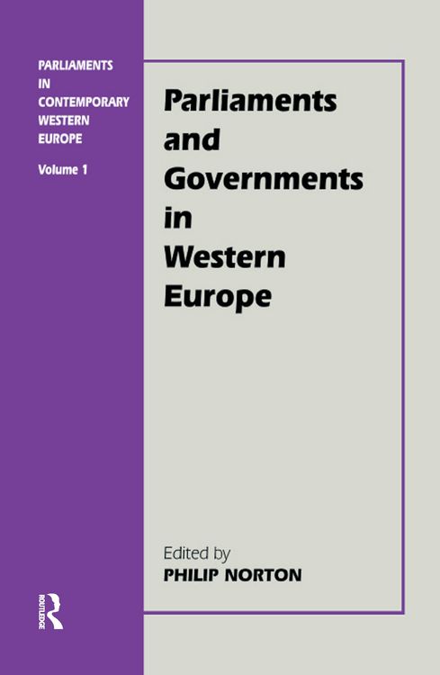 Produktbild: Parliaments and Governments in Western Europe