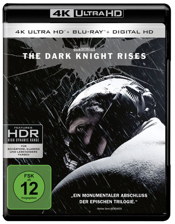 Produktbild: The Dark Knight Rises (4K Ultra HD) (+ 2 Blu-rays)