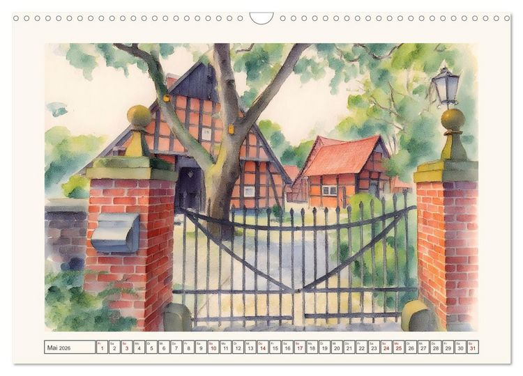 Produktbild: Von S&uuml;d nach Nord durch's Emsland (Wandkalender 2026 DIN A3 quer), CALVENDO Monatskalender
