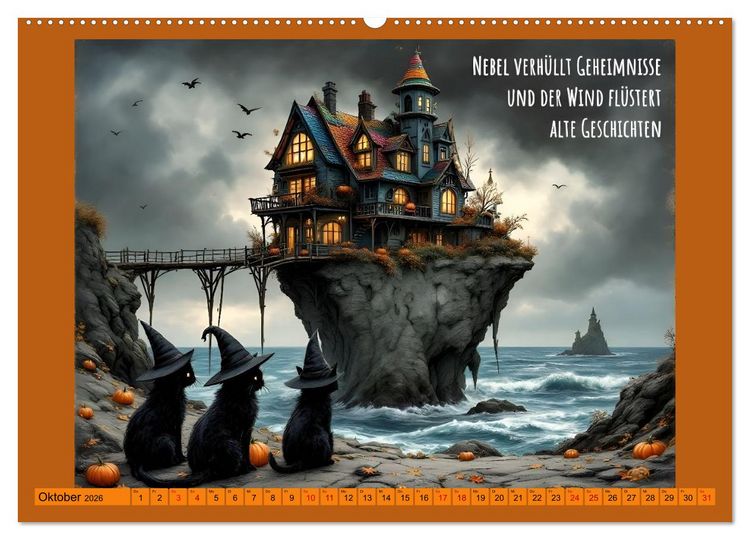 Produktbild: Meergeflunkert (Wandkalender 2026 DIN A2 quer), CALVENDO Monatskalender