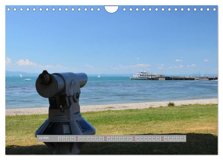 Produktbild: 2026 Langenargen am Bodensee (Wandkalender 2026 DIN A4 quer), CALVENDO Monatskalender