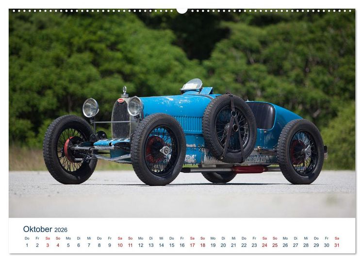Produktbild: Bugatti Traumautos (hochwertiger Premium Wandkalender 2026 DIN A2 quer), Kunstdruck in Hochglanz