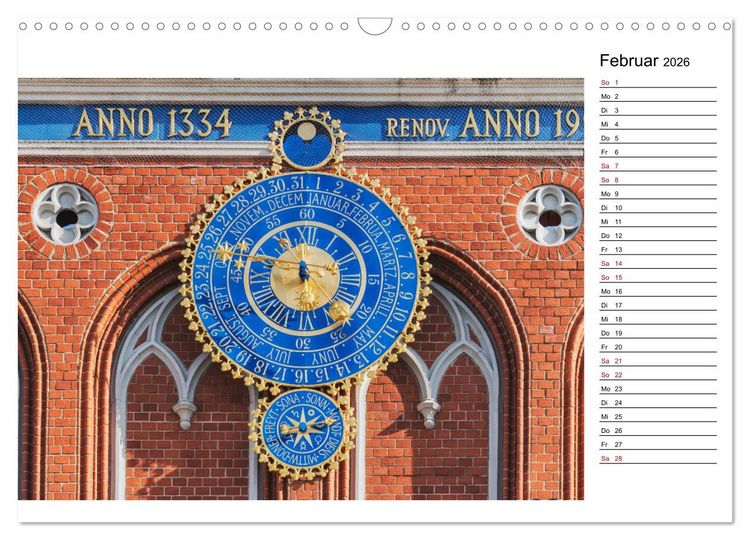 Produktbild: Ein Wochenende in Riga (Wandkalender 2026 DIN A3 quer), CALVENDO Monatskalender