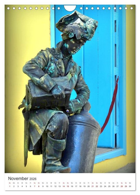 Produktbild: HABANEROS - Lebende Statuen in Havanna (Wandkalender 2026 DIN A4 hoch), CALVENDO Monatskalender