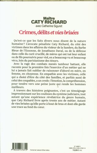 Produktbild: Crimes, d&eacute;lits et vies bris&eacute;es
